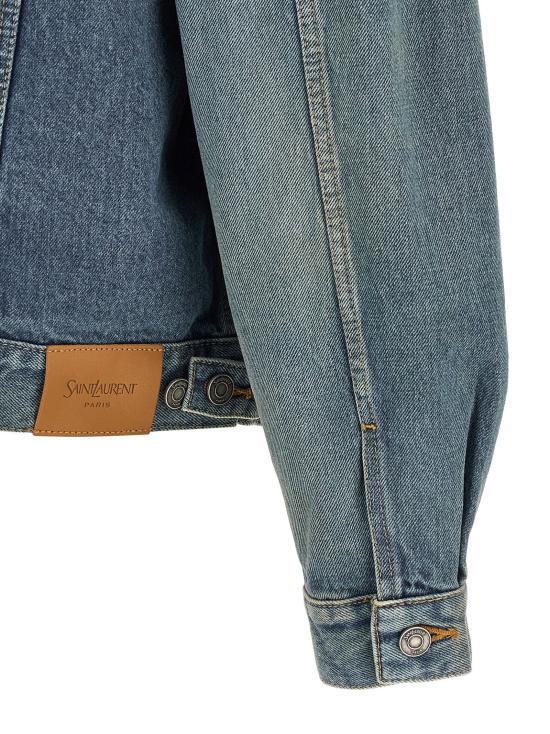  생로랑 자켓 LD859157Y11CA4939 BLUE - SAINT LAURENT