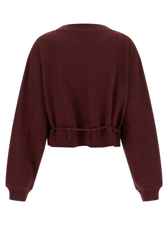  드리스 반 노튼 긴팔 티셔츠 LD2621311094612376 BURGUNDY - DRIES VAN NOTEN
