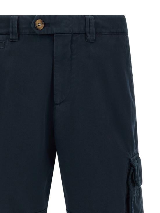  브루넬로 쿠치넬리 숏팬츠 LDM252DL0510C2517 NAVY - BRUNELLO CUCINELLI