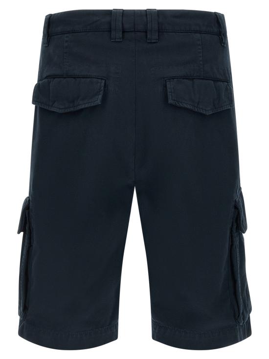  브루넬로 쿠치넬리 숏팬츠 LDM252DL0510C2517 NAVY - BRUNELLO CUCINELLI