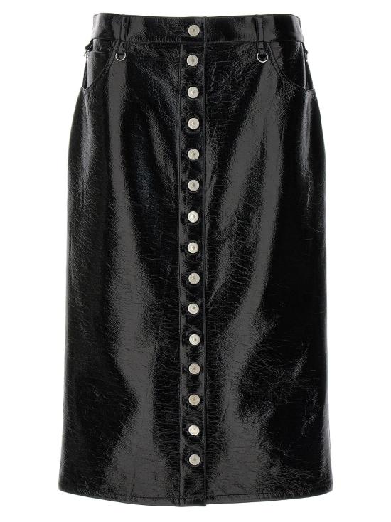 쿠레쥬 스커트 LD124CJU155VY00149999 BLACK
