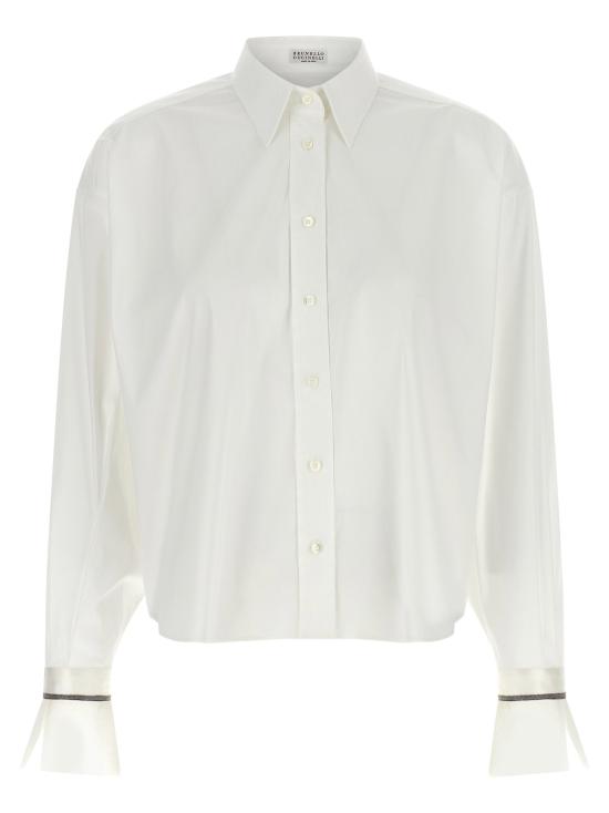  브루넬로 쿠치넬리 셔츠 LDM0091M2M06C159 WHITE
