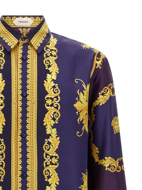  베르사체 셔츠 LD10245201A192545UL30 PURPLE - VERSACE