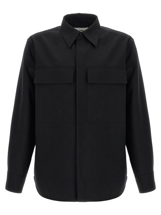  질샌더 셔츠 LDJ23DL0104J40159001 BLACK