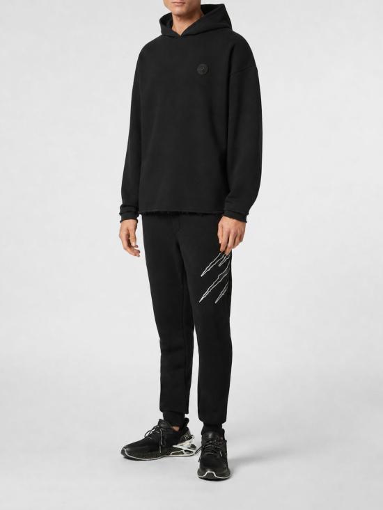 26FW 플레인스포츠 긴팔 티셔츠 FAFCMJB3974SJY001N 02 Black - PLEIN SPORT