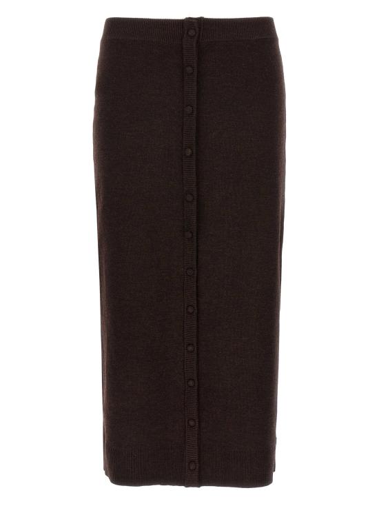  빅토리아 베컴 스커트 LD1325KSK006604ADARKCHOCOLATE BROWN