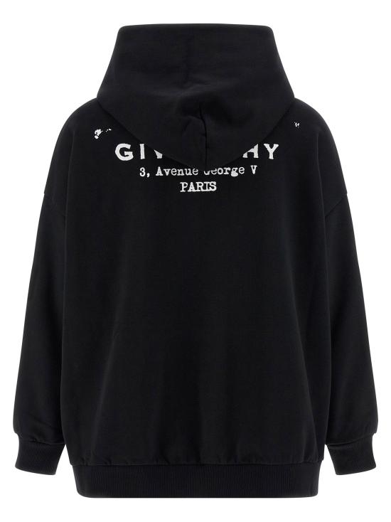  지방시 후드 티셔츠 LDBWJ04TP75N001 BLACK - GIVENCHY