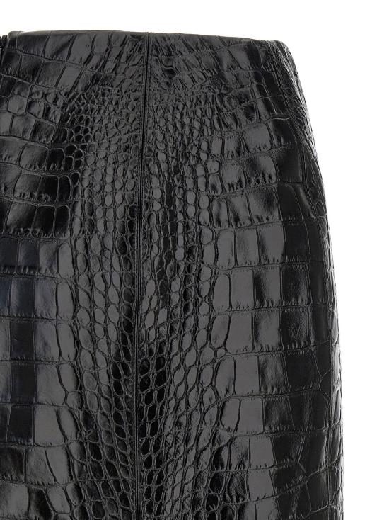  에르마노 설비노 스커트 LDD492O766APKIJ95708 BLACK - ERMANNO SCERVINO