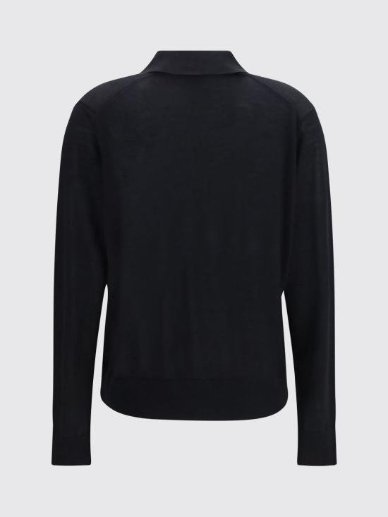 26FW 루루 드 세종 폴로 티셔츠 MILES Black - LOULOU DE SAISON