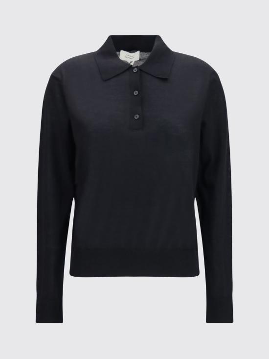 26FW 루루 드 세종 폴로 티셔츠 MILES Black - LOULOU DE SAISON