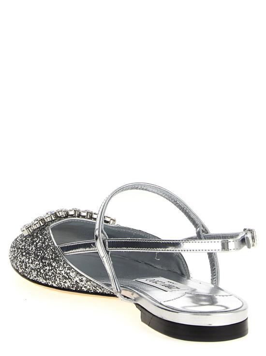  지미추 스니커즈 LDBELINDASBFLATJDPSILVER - JIMMY CHOO