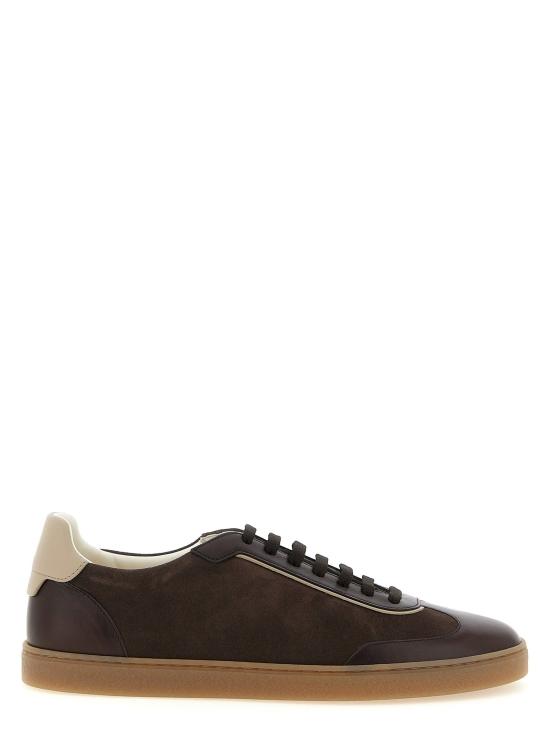  브루넬로 쿠치넬리 스니커즈 LDMZULDGJ336CXY42 BROWN