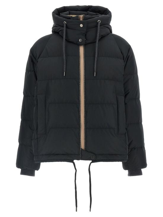  브루넬로 쿠치넬리 패딩 LDMH5257216C101 BLACK