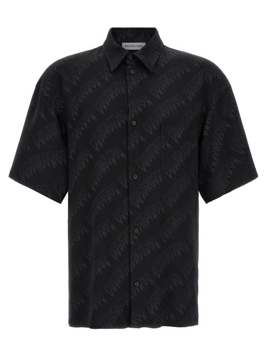  발렌시아가 셔츠 LD871407TUL021069 BLACK