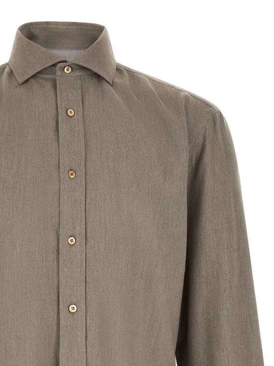  브루넬로 쿠치넬리 셔츠 LDMY6370627C024 TAUPE - BRUNELLO CUCINELLI
