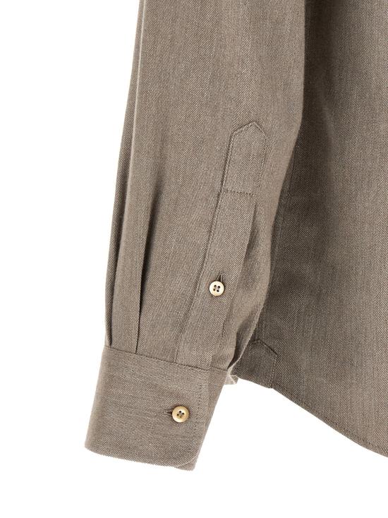  브루넬로 쿠치넬리 셔츠 LDMY6370627C024 TAUPE - BRUNELLO CUCINELLI