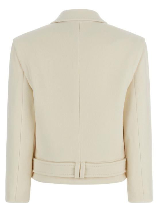  발망 코트 LDFF1UA095WB500FA CREAM - BALMAIN
