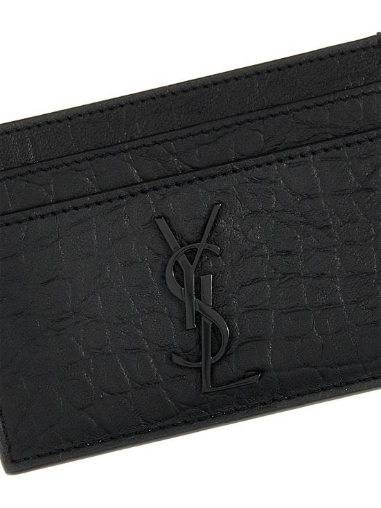  생로랑 명함지갑 LD485631C9H0U1000 BLACK - SAINT LAURENT