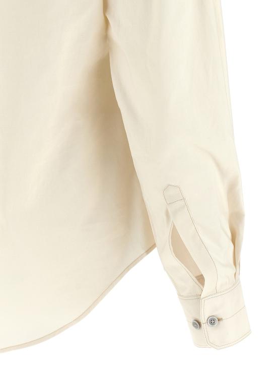  르메르 셔츠 LDSH1326LF1500WH048 CREAM - LEMAIRE