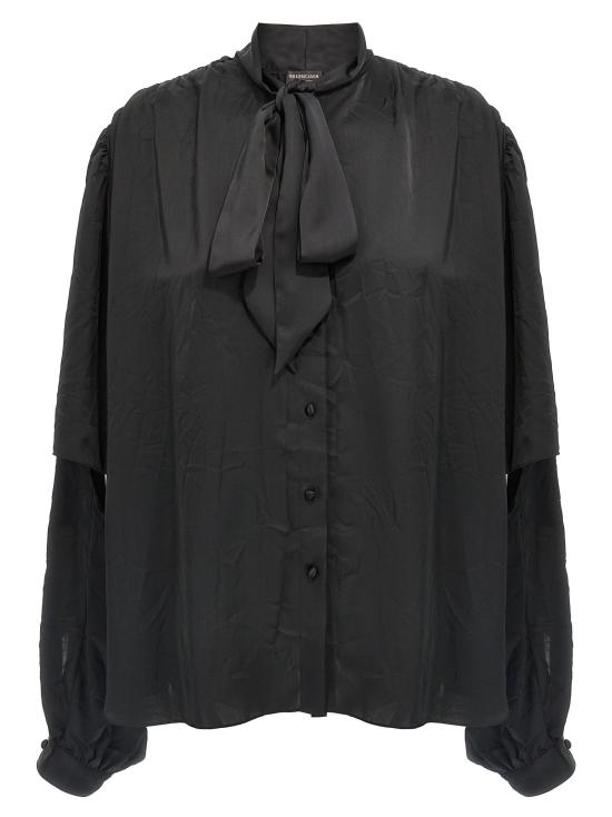  발렌시아가 셔츠 LD814139TKN011000 BLACK