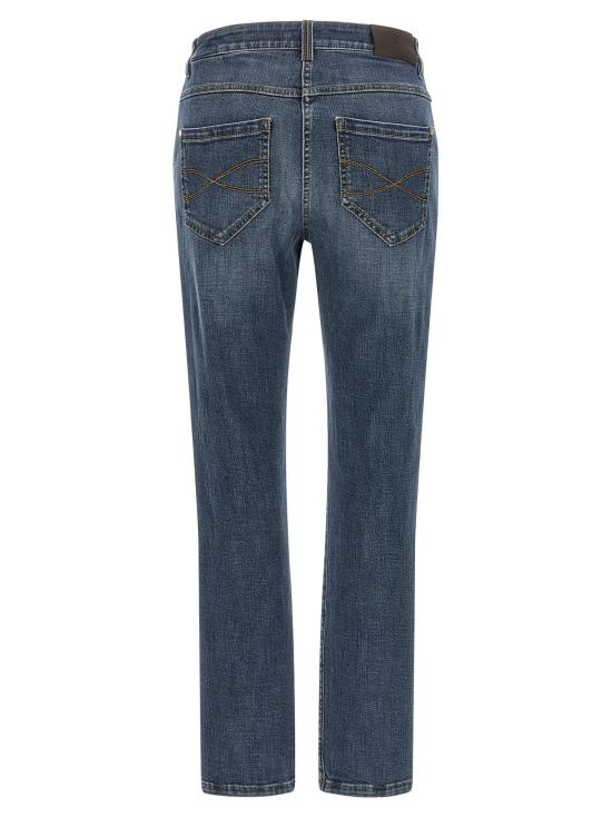  브루넬로 쿠치넬리 데님 팬츠 LDMB065P5679C8339 BLUE - BRUNELLO CUCINELLI
