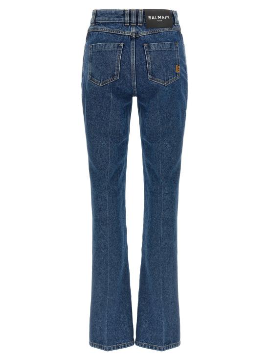  발망 데님 팬츠 LDGF1MI070DG086EX BLUE - BALMAIN