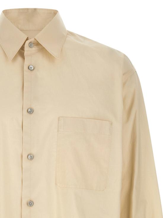  르메르 셔츠 LDSH1236LF1500WH048 CREAM - LEMAIRE