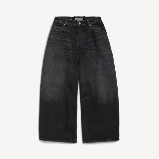  발렌시아가 데님 팬츠 FW26H450 A001TU TUW54 1000 Black 29 - BALENCIAGA
