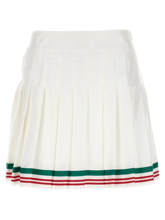  카사블랑카 스커트 LDWF23SK03201CASAWAY WHITE