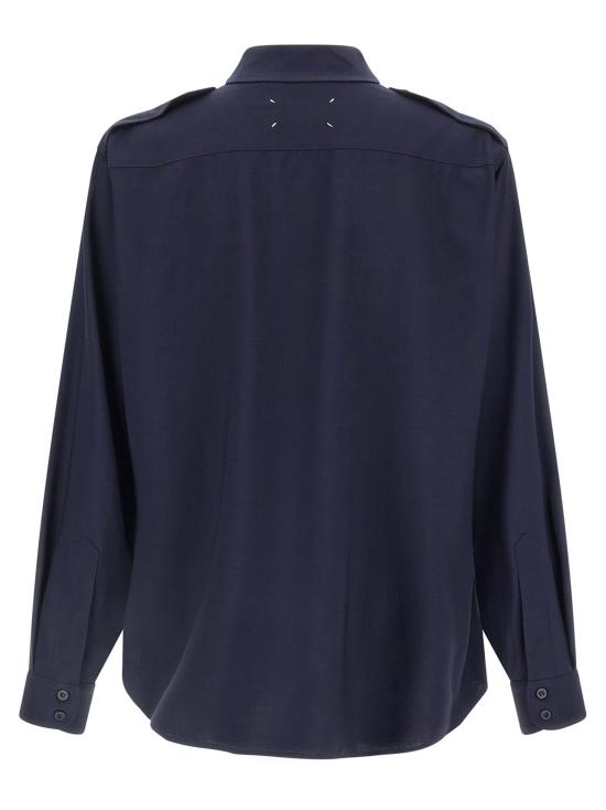  마르지엘라 셔츠 LDS50DT0059M35524470 NAVY - MAISON MARGIELA