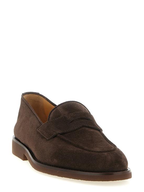  브루넬로 쿠치넬리 스니커즈 LDMZUSOLE670C9832 BROWN - BRUNELLO CUCINELLI