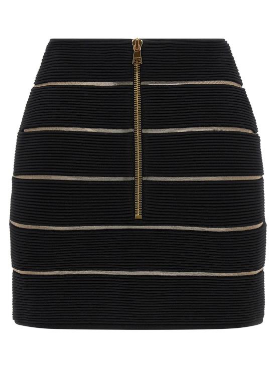 발망 스커트 LDGF0LBB48KJ750PA BLACK - BALMAIN