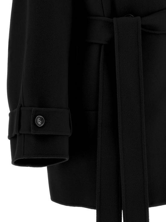  스포트막스 트렌치 코트 LD2522016063600013 BLACK - SPORTMAX