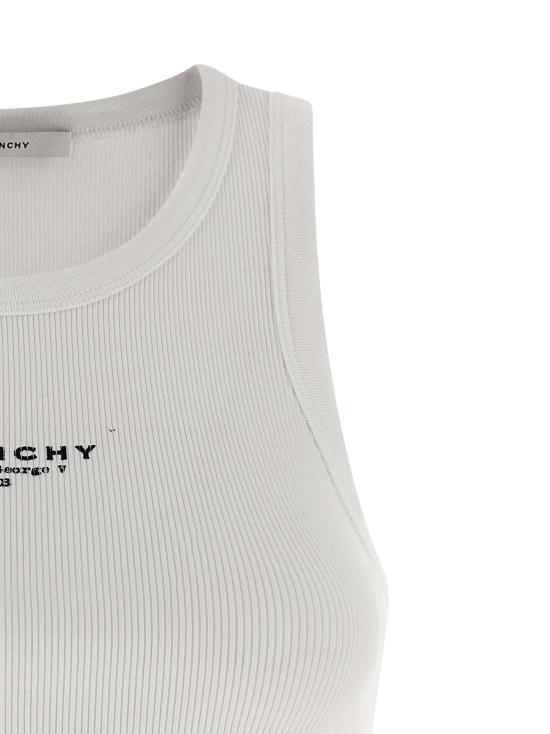  지방시 민소매 티셔츠 LDBW70FPP75N100 WHITE - GIVENCHY
