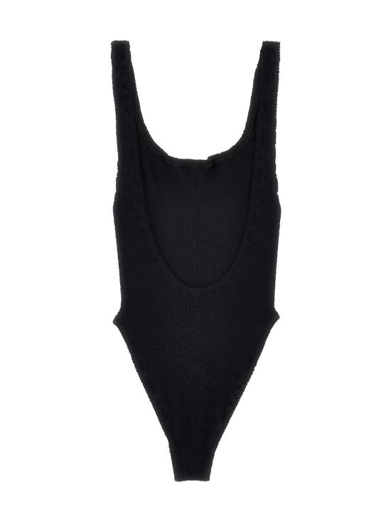  훈자 지 비치웨어 LDSQUARENECKSWIMBLACK - HUNZA G