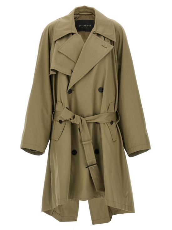  발렌시아가 트렌치 코트 LD839117TSP139772 KHAKI