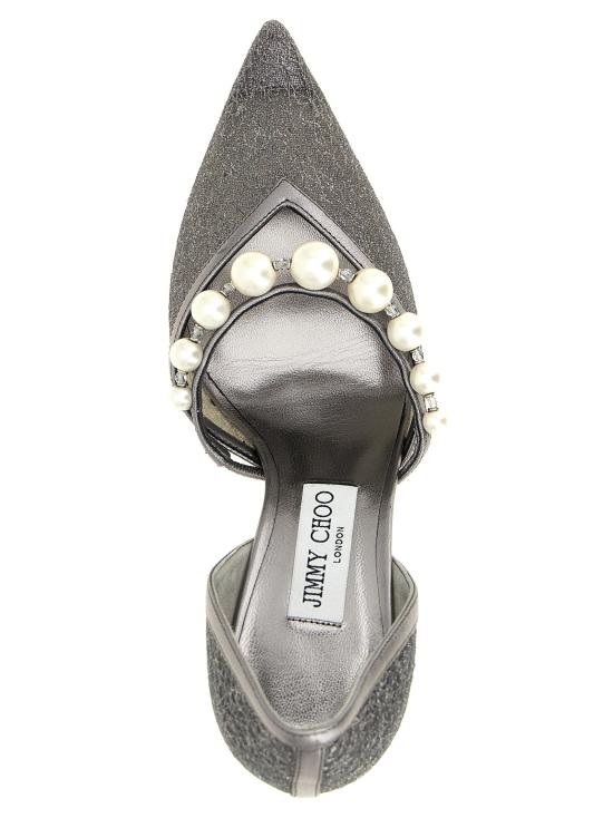  지미추 힐/펌프스 LDAURELIE85QKGANTHRACITEWHITE GRAY - JIMMY CHOO