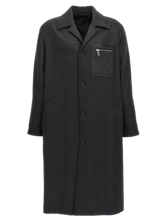  펜디 코트 LDFF0822APOAF0UU0 CHARCOAL