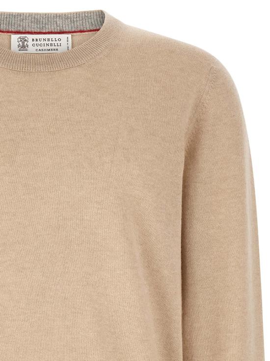  브루넬로 쿠치넬리 스웨터 LDM2200100CS396 BEIGE - BRUNELLO CUCINELLI