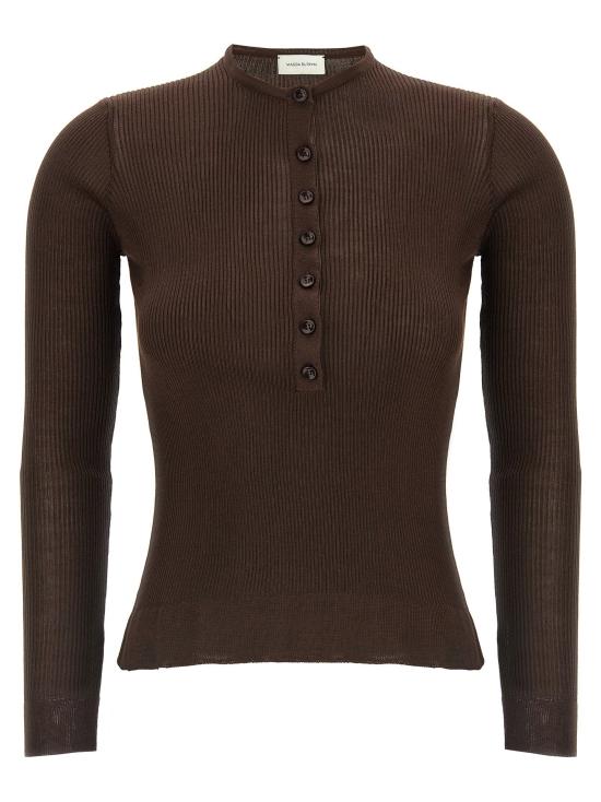  마그다뷰트림 스웨터 LD318725BROWN