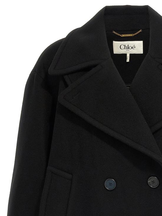  끌로에 코트 LDCH25AMA96952001 BLACK - CHLOE