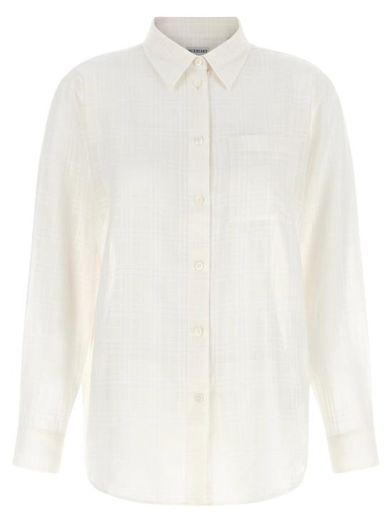  버버리 셔츠 LD8128113CHALKWHITEIPCHECK CREAM