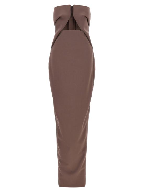  릭 오웬스 원피스 LDRP02F5528WST86 TAUPE