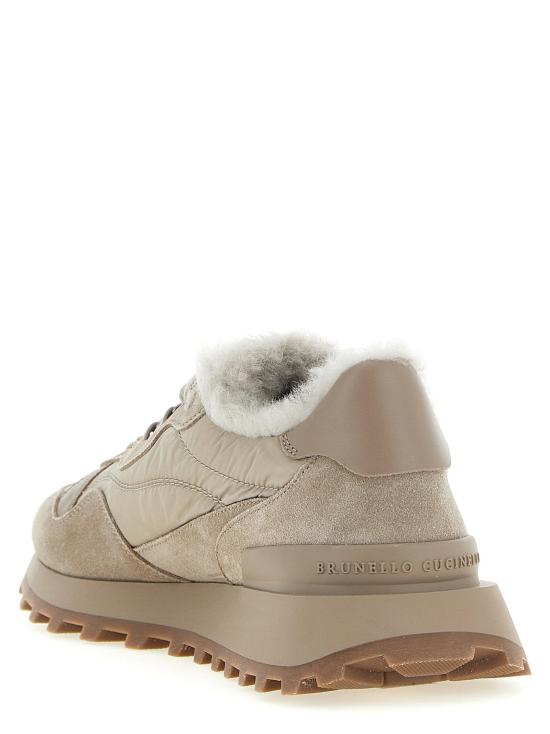  브루넬로 쿠치넬리 스니커즈 LDMZSFG3381C5859 BEIGE - BRUNELLO CUCINELLI