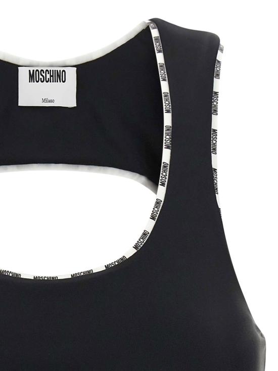  모스키노 민소매 티셔츠 LDA140155450555 BLACK - MOSCHINO