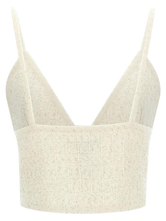  알레산드라리치 민소매 티셔츠 LDFABX4352K47227621 CREAM - ALESSANDRA RICH