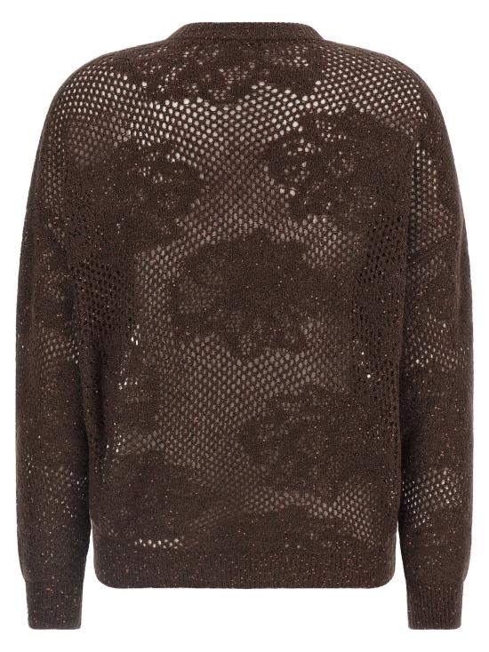  브루넬로 쿠치넬리 스웨터 LDMFA790102C9199 BROWN - BRUNELLO CUCINELLI