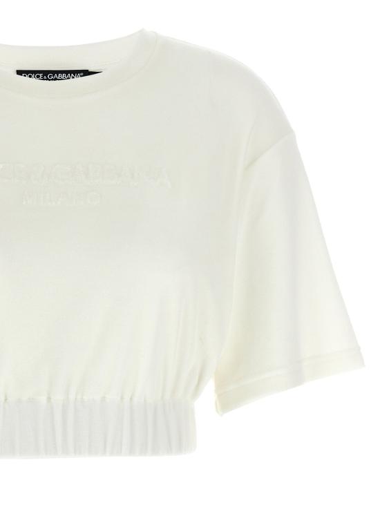  돌체앤가바나 탑 LDF8U45ZGDBZTS9995 WHITE - DOLCE & GABBANA