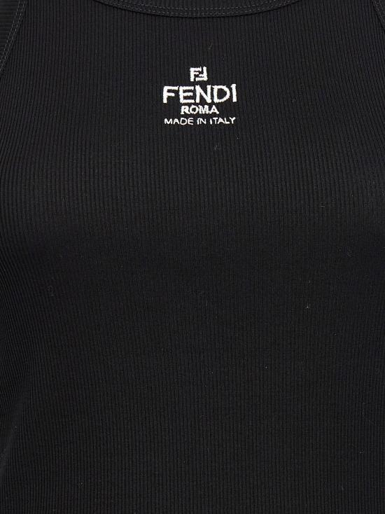 펜디 민소매 티셔츠 LDFS7966ANQMF0GME BLACK - FENDI