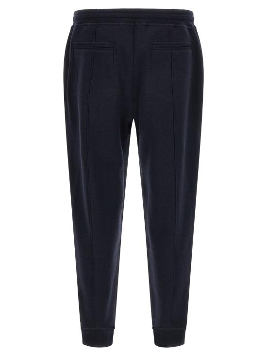  브루넬로 쿠치넬리 트레이닝/조거 팬츠 LDMM8313263GC1265 NAVY - BRUNELLO CUCINELLI
